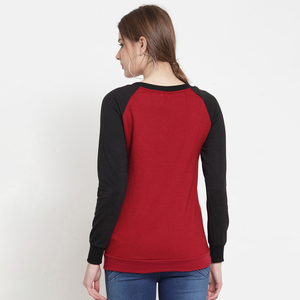 Sudadera de cuello redondo de algodón de primera calidad para mujer, ropa informal, ligera. - Product Image 4