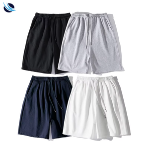 2026 Custom <b>Men</b>’s Casual Drawstring <b>Shorts</b> Loose Fit Cotton Blend Summer Gym Training <b>Running</b> Athletic <b>Shorts</b> - Product Image 1