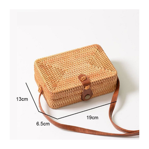 Sac à main en rotin tressé vietnamien, sac panier naturel fait main, sac fourre-tout écologique, sac à main durable, artisanat, fabricant OEM ODM - Product Image 3