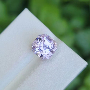 Piedra Preciosa Kunzita Afgana Natural, Corte Hexagonal, Sin Tratar, Facetada, para Joyería de Primera Calidad - Product Image 1