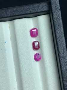 Natural Afghan Ruby <b>Cushion</b> & Round Cut Gemstones <b>Small</b> Size Red Ruby Loose Stones For Jewelry Making - Product Image 4