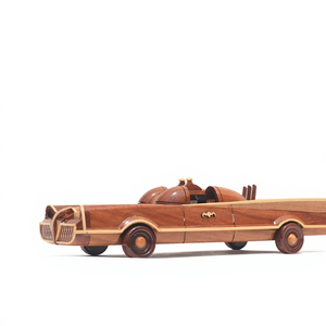 โมเดลรถแบทโมบิลไม้แท้ ปี 1966 รุ่น TO1505W โดย GIA NHIEN สำหรับงานฝีมือไม้ ตกแต่งบ้าน และของสะสมงานศิลปะ - Product Image 1