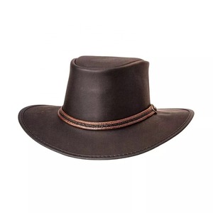 Top Trending High Quality Leather Design Cowhide Cowboy <b>Hats</b> for Men Fashionable Adult <b>Western</b> Cowboy <b>Hats</b> - Product Image 3