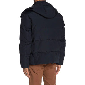 Hot Sale Men's Casual Winter Hooded Puffer Jacket Long Sleeve Full Zipper Windproof Thick Polyester Winter Outerwear <b>Padded</b> <b>Coat</b> - Product Image 5