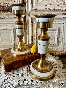 ILAHI's Handmade Mother Pearl Inlay Eco-friendly Custom Printing <b>Tea</b> <b>Light</b> Holder Decorative <b>Scented</b> Candle Vessel for Birthday - Product Image 3