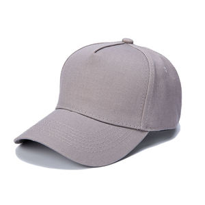 Unisex Gray Cotton Baseball <b>Cap</b> Solid Color Adjustable Fit Casual Style <b>Hat</b> for Adults - Product Image 1