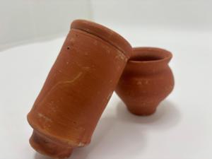 Bols jetables en céramique traditionnels pour servir des desserts et des collations au chai, à la crème glacée, avec un attrait rustique authentique - Product Image 2