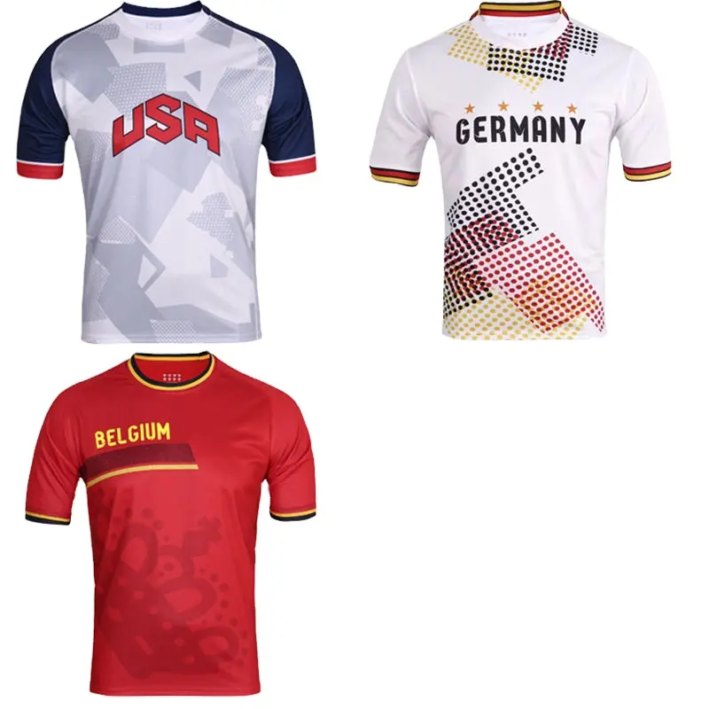 2023-2024 Nieuwe Ontwerpen Canada Voetbalshirt Aangepaste Naam En Nummer Usa Soccer Jersey