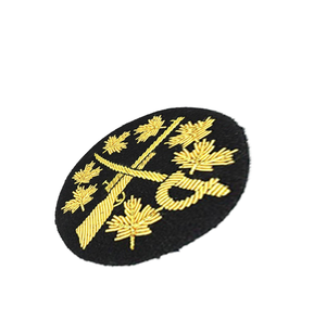 Premium Quality Handmade Best Selling Low MOQ Eco-Friendly Metal Embroidered Badges Latest Solid Color - Product Image 4