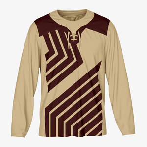 Jersey de Hockey sobre Hielo de Alta Calidad, 100% Poliéster, Sublimado, Bordado, Manga Larga, Personalizado, Unisex, Ecológico - Product Image 5