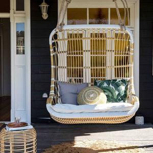 Silla Colgante Cuadrada de Ratán Natural Ecológica, Hecha a Mano, para Jardín y Balcón, del Fabricante Vietnamita, al Mejor Precio y Nueva Llegada - Product Image 3