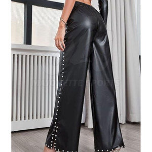 Pantalons en cuir pour femmes de qualité supérieure, best-sellers, pour un usage quotidien, qualité premium. - Product Image 2