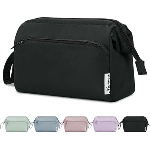 Women's Wide-Open Travel Cosmetic Organizer for Toiletry <b>Bag</b> Makeup <b>Bag</b> for Cosmetics & Toiletries <b>Accessories</b> - Product Image 1