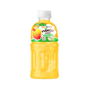 320ml Vinut SunSmile Mango juice with nata de coco fruit juice supplier private label ODM OEM service cheap price