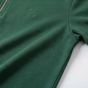 Polo de Hombre de Calidad Premium con Media Cremallera, Algodón Cómodo, Tallas Grandes, Elegante, a Rayas, de Secado Rápido, Colores Personalizables - Product Image 5