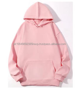 New Fashion 100% Cotton <b>Oversized</b> Pullover <b>Hoodie</b> Heavy Weight Casual Hoodies for <b>Men</b> Solid Color 360GSM Weighted Blank Hoodies - Product Image 6