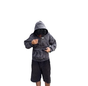 Men's Distressed <b>Vintage</b> Hoodie Regular Fit 100% Cotton Fleece Digital Printing Winter Streetwear Casual <b>Sweatshirt</b> - Product Image 4