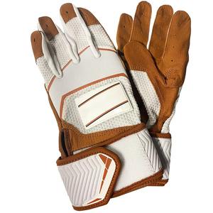 Guantes de Bateo de Béisbol y Sóftbol Profesionales de Piel de Cabra con Puño Largo, Ambidiestros, Unisex, Tallas XXL y XL, Ligeros - Product Image 4