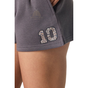 Shorts de sport personnalisés pour femmes, broderies et impressions, 65% coton 35% polyester, haute qualité. - Product Image 4