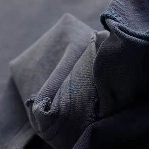 Créez votre propre logo imprimé sur des t-shirts pour hommes effet usé, 100% coton, coupe ample, style décontracté, dernier design de t-shirt usé pour hommes - Product Image 3