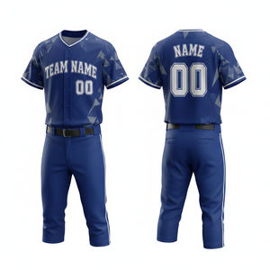 Uniforme de Béisbol Personalizado de Poliéster de Secado Rápido y Transpirable, Pantalón Corto, Ropa Deportiva Sublimada Estampada de Alta Calidad - Product Image 5