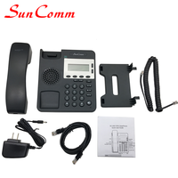 Téléphone de bureau IP VoIP SIP SC-2007-PEG 2 avec interphone, voix HD, PoE pour système PBX de bureau, interphone PoE Ethernet, voix HD
