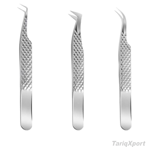 Juego de Pinzas para Pestañas Profesionales en Oro Rosa, Acero Inoxidable de Precisión, Punta Suave, Logotipo Personalizado para Extensión de Pestañas, Herramientas de Belleza - Product Image 3