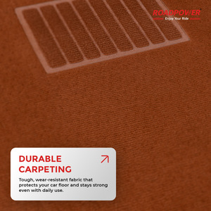 Alfombrillas de Coche ROADPOWER (RP-MAT-033) Premium de 5 Piezas, Duraderas, Diseño de Fácil Colocación, Tela Resistente de Alta Calidad con Bordes Reforzados - Product Image 4