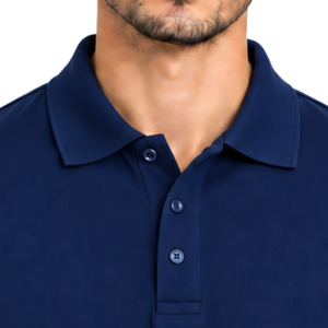 Polo Casual para Hombre con Mangas Cortas, Detalle Bordado en el Pecho, Material de Punto Cómodo, Corte Clásico, Deportivo, Golf, Negocios - Product Image 4
