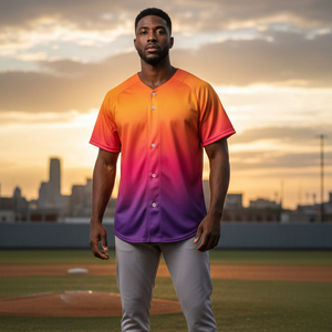 Uniformes de Béisbol Sublimados Personalizados de Alta Calidad, Conjuntos de Camisetas y Pantalones Elásticos y Transpirables con Rayas para Hombre, para Usar en Partidos - Product Image 4