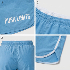 Shorts coupe-vent à taille élastique pour femmes, avec poches latérales, en nylon, à séchage rapide, pour randonnée, camping, légers, imperméables - Product Image 6