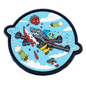 Nueva moda Pvc insignias etiqueta goma Logo proveedor personalizado Transferencia de Calor parches de goma insignias de Pvc para la venta tela de sarga - Product Image 4