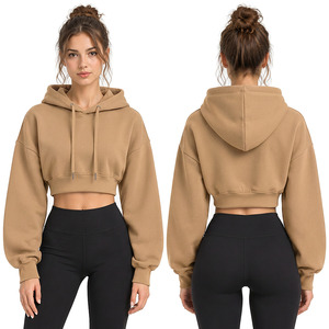 Fabricante de sudaderas cortas con capucha personalizadas para mujer, proveedor mayorista de sudaderas cortas con capucha, ropa de marca privada para la moda de EE. UU., Reino Unido y Europa. - Product Image 6