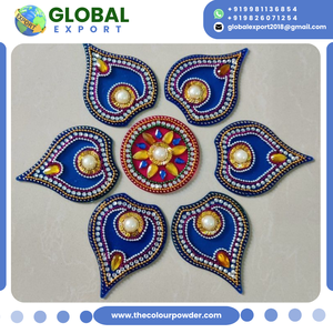 Rangoli Acrílico de Alta Demanda, Diseño Tradicional Hecho a Mano, Reutilizable, Certificado ISO, Embalaje para Exportación, Bodas, Diwali, Eventos Culturales - Product Image 4