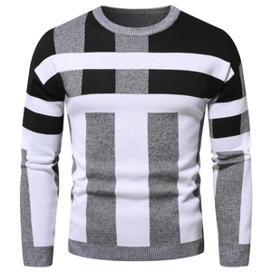Offre Spéciale Hiver : Pulls Tricotés Homme 100% Coton Sur Mesure, Anti-Plis, Col Rond - Product Image 1