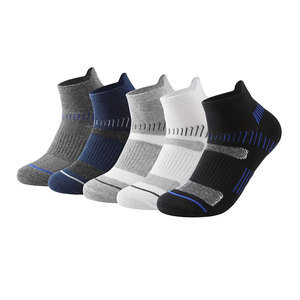 Ankle <b>Socks</b> For Running Quick Dry Breathable Spandex Polyester Summer Sports <b>Socks</b> With Striped Design Adult Size - Product Image 1