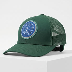 Gorra unisex de malla con cierre a presión, 6 paneles, ajustable, transpirable, estilo casual, color gris, para uso diario. - Product Image 4
