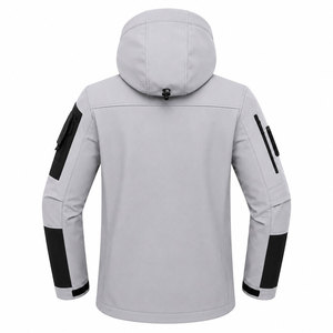Hot Selling <b>Men's</b> <b>Lightweight</b> Waterproof Windproof Softshell <b>Jacket</b> Eco Friendly Outdoor Coat for Hiking Travel and Daily Use - Product Image 4