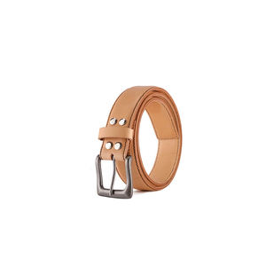 Ceinture en cuir de luxe noire en vente chaude d'usine, ceinture en cuir véritable de vache personnalisable, concevez votre propre ceinture fabriquée par TRIOTAKE INDUSTRY - Product Image 3