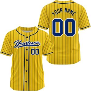 Maillots de baseball personnalisés en gros, maillots d'équipe sublimés, vêtements de sport 100% polyester, unisexe, grandes tailles, en vrac - Product Image 1