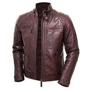 Veste en cuir artisanale coupe classique, résistante à l'air et à l'eau, veste de motard noire, veste de sport en cuir pour homme, idéale pour les cadeaux - Product Image 6