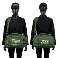 Mochila Deportiva Premium de Poliéster 600 GSM para BJJ, Verde Neón con Panel Negro, Logotipo Personalizado, Equipo de Entrenamiento