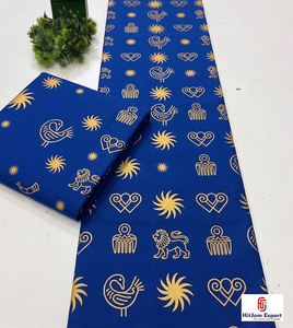 Custom African Wax Print Twill Cotton <b>Fabric</b> Tanzania Design Ankara Outdoor Dress Material OEM ODM Custom <b>Fabric</b> Manufacturer - Product Image 4