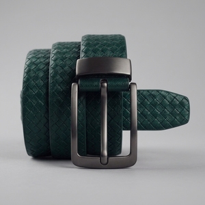 OEM <b>Top</b> Trending Exotic Genuine Leather Belt Premium Pin <b>Buckle</b> Leather Belt Wholesale Fashion Custom Belts For Mens - Product Image 3