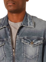 Veste en jean à col rabattu pour homme, Style Streetwear, décontracté, à la mode, avec fermeture éclair