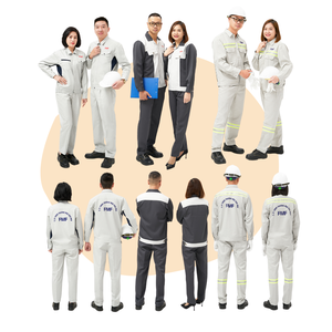 FMF Tenues de travail en toile de haute qualité Vêtements de soudage privés personnalisés Veste uniforme de lavage de voiture pour hommes femmes Service OEM - Product Image 1