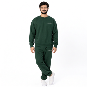 Custom Sweatsuits for Sportswear Clothing Brands with Cotton Blend <b>Hoodie</b> Jogger Sets - Product Image 2