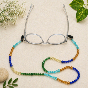 Correa para Gafas con Cuentas Coloridas Jaunty ES-1185, Diseño Antideslizante, Patrón Floral, 70 cm de Largo, para Accesorios de Gafas de Sol - Product Image 3
