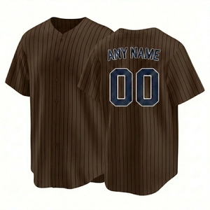 Maillots de baseball pour hommes 100 % polyester, chemise d'arbitre, manches courtes, boutons sur le devant, séchage rapide - Product Image 6