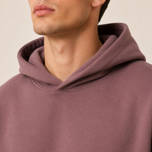 Sweat-shirt à capuche pour homme, coupe classique, couleur unie, en molleton de coton, décontracté, à séchage rapide, écologique, respirant, avec poche - Product Image 5